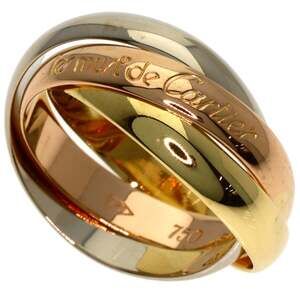 CARTIER 18k Gold Trinity Ring #50